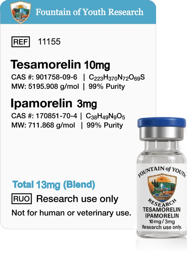 TESAMORELIN IPAMORELIN 10mg/3mg